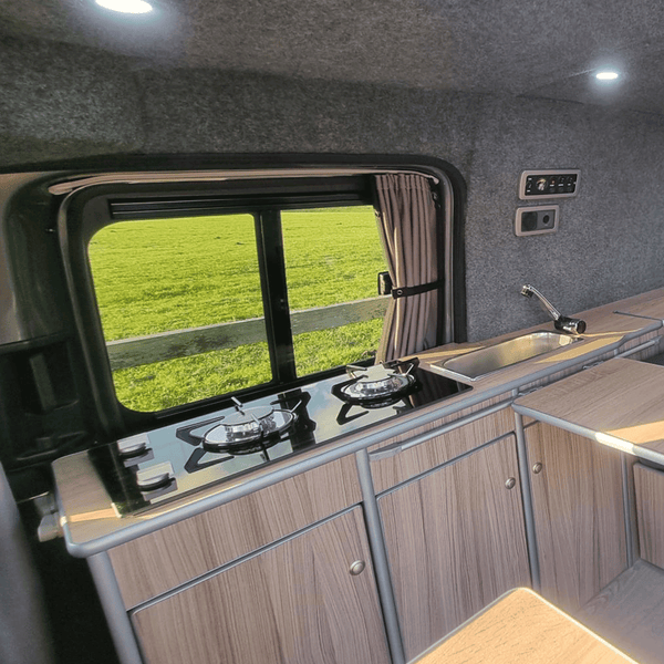 For VW Caddy Premium 1 x Side Sliding Door Window Curtains Van-X