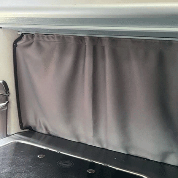 For VW Caddy Van Conversion Premium Window Curtains - Black/Grey - CREATE YOUR OWN BUNDLE! Van-X