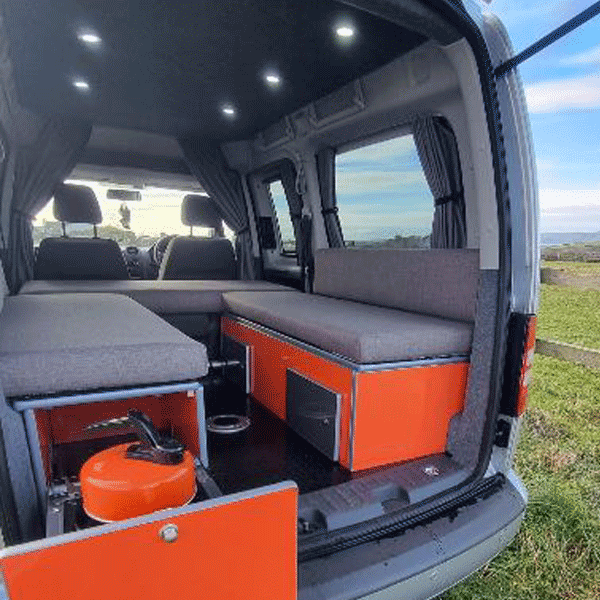 For Fiat Scudo Premium Window Curtains - Black/Grey - CREATE YOUR OWN BUNDLE! | Van-X