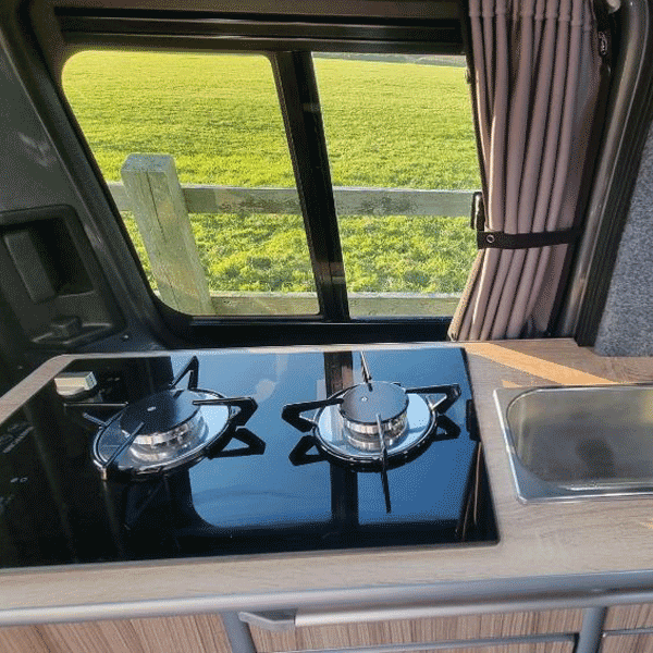 For Peugeot Expert Premium Window Curtains - Black/Grey - CREATE YOUR OWN BUNDLE! | Van-X