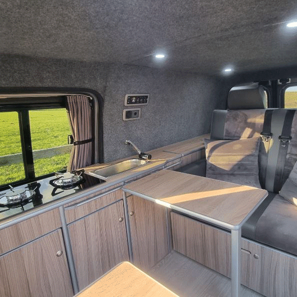 For Citroën Dispatch Premium Window Curtains - Black/Grey - CREATE YOUR OWN BUNDLE! | Van-X