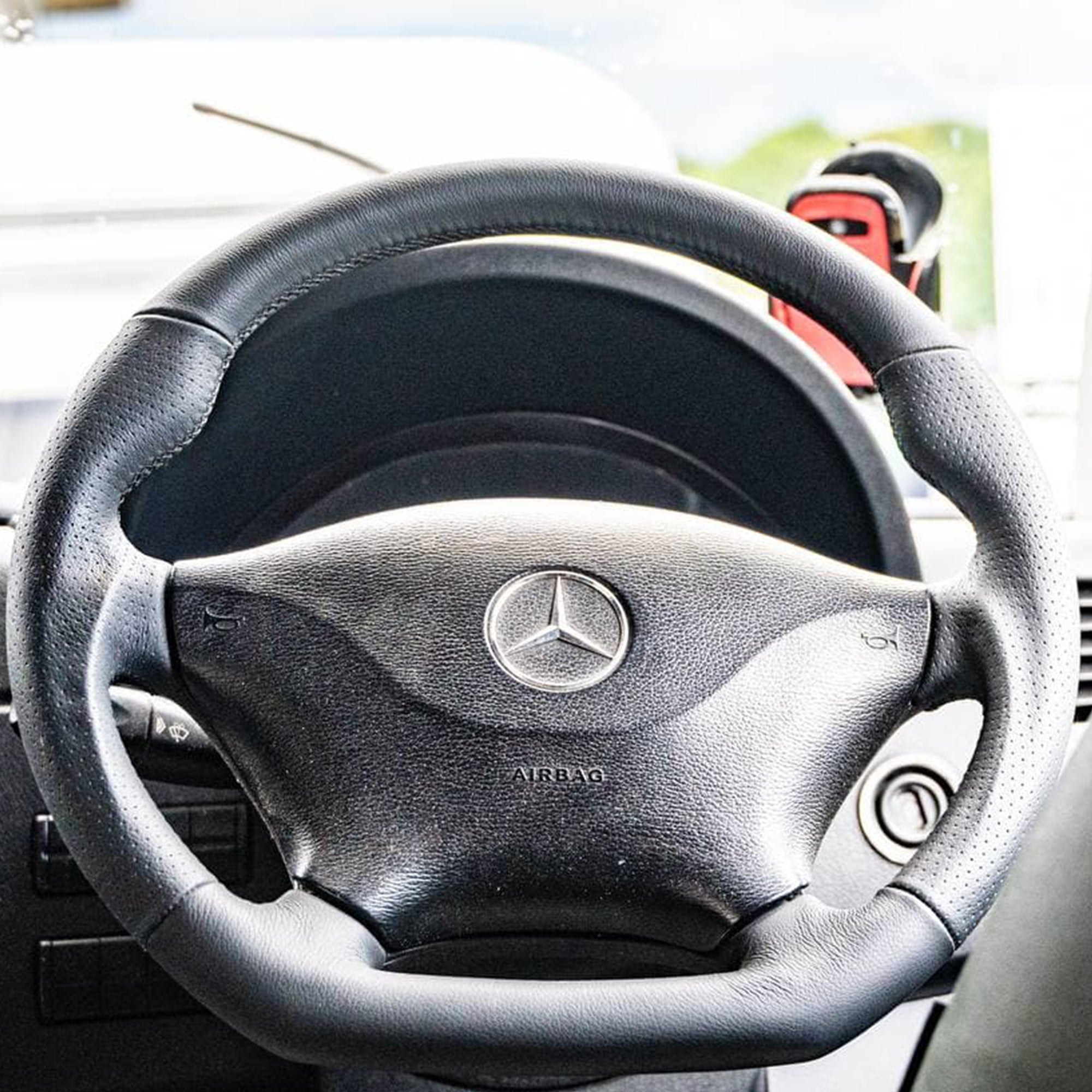 For VW Crafter Leather Steering wheel
