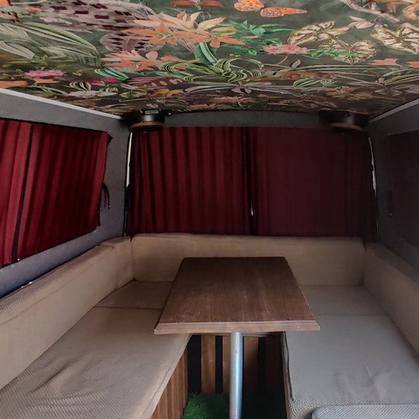 For VW T4 Premium 1 x Tailgate Window Curtain Van-X