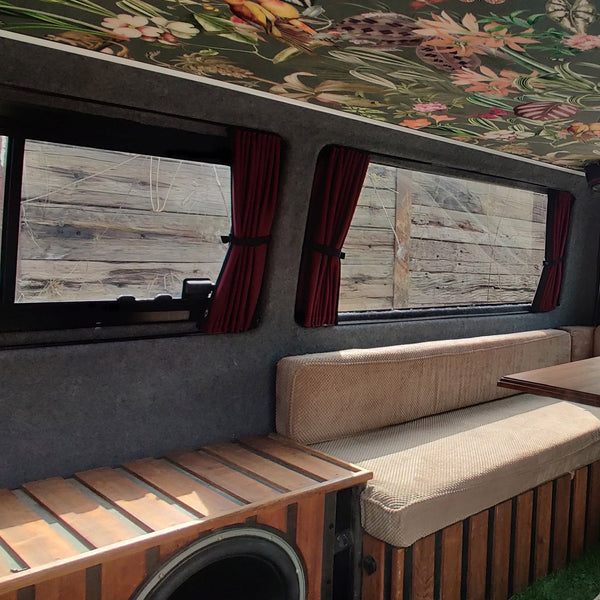 For VW T4 Premium 1 x Side Window Curtain Van-X