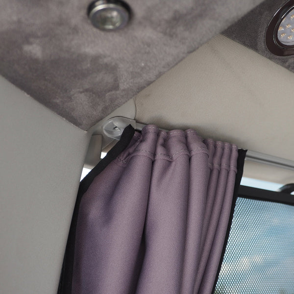 For VW T5 Caravelle / Shuttle Premium Window Curtains - Black/Grey - CREATE YOUR OWN BUNDLE! Van-X