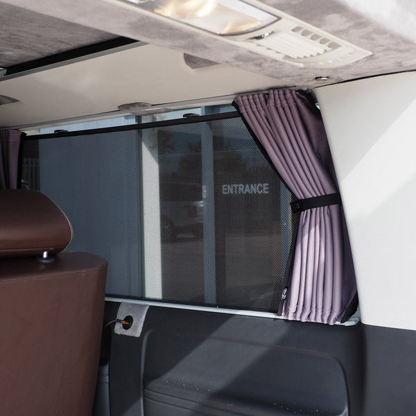 For VW T4 Caravelle / Shuttle Premium 2 x Side Window Curtain Van-X