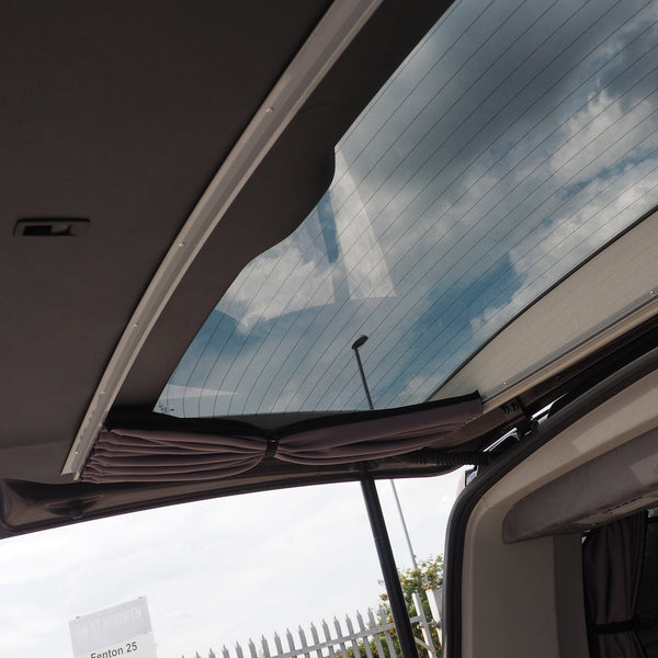 For VW T6 Caravelle / Shuttle Premium Window Curtains - Black/Grey - CREATE YOUR OWN BUNDLE! Van-X