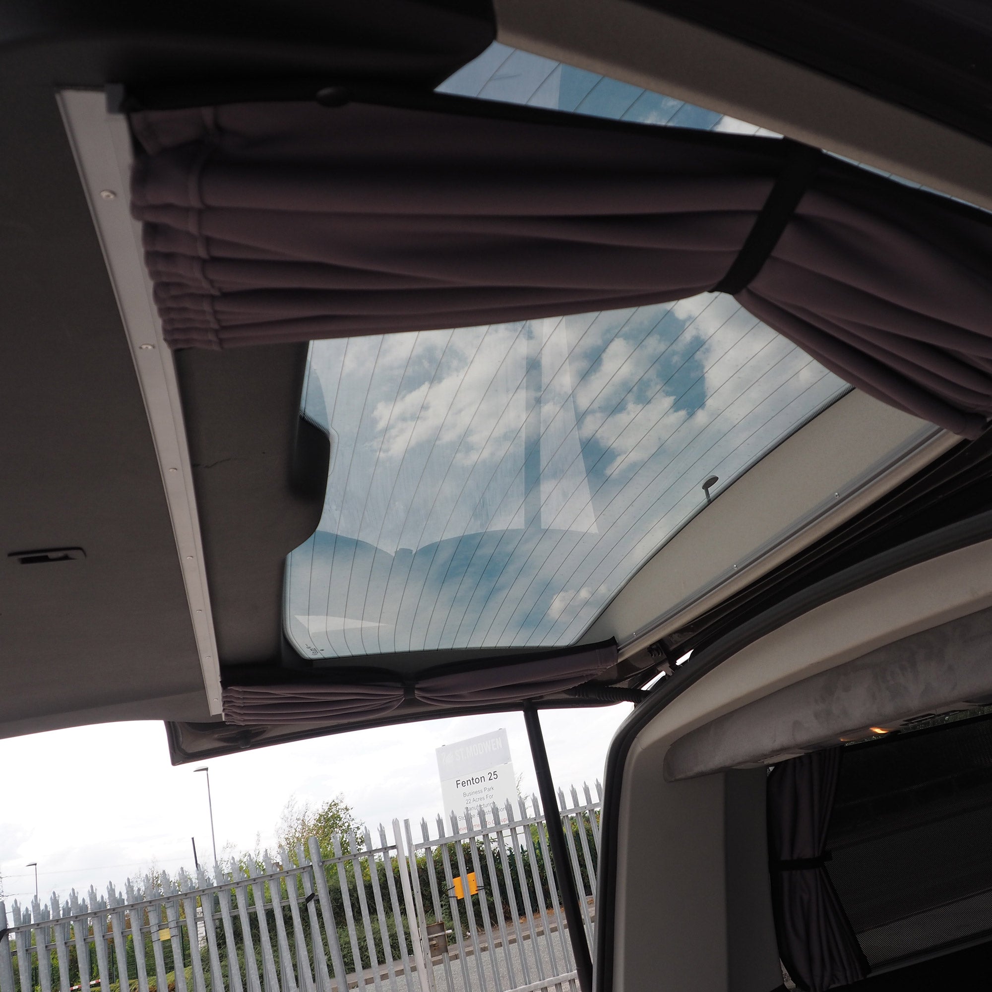 For VW T6 Caravelle / Shuttle Premium Window Curtains - Black/Grey - CREATE YOUR OWN BUNDLE! Van-X