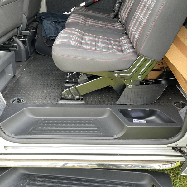For VW T5, T5.1 Transporter Side Loading Door Step V3 17mm Extra Deep with Storage Compartment