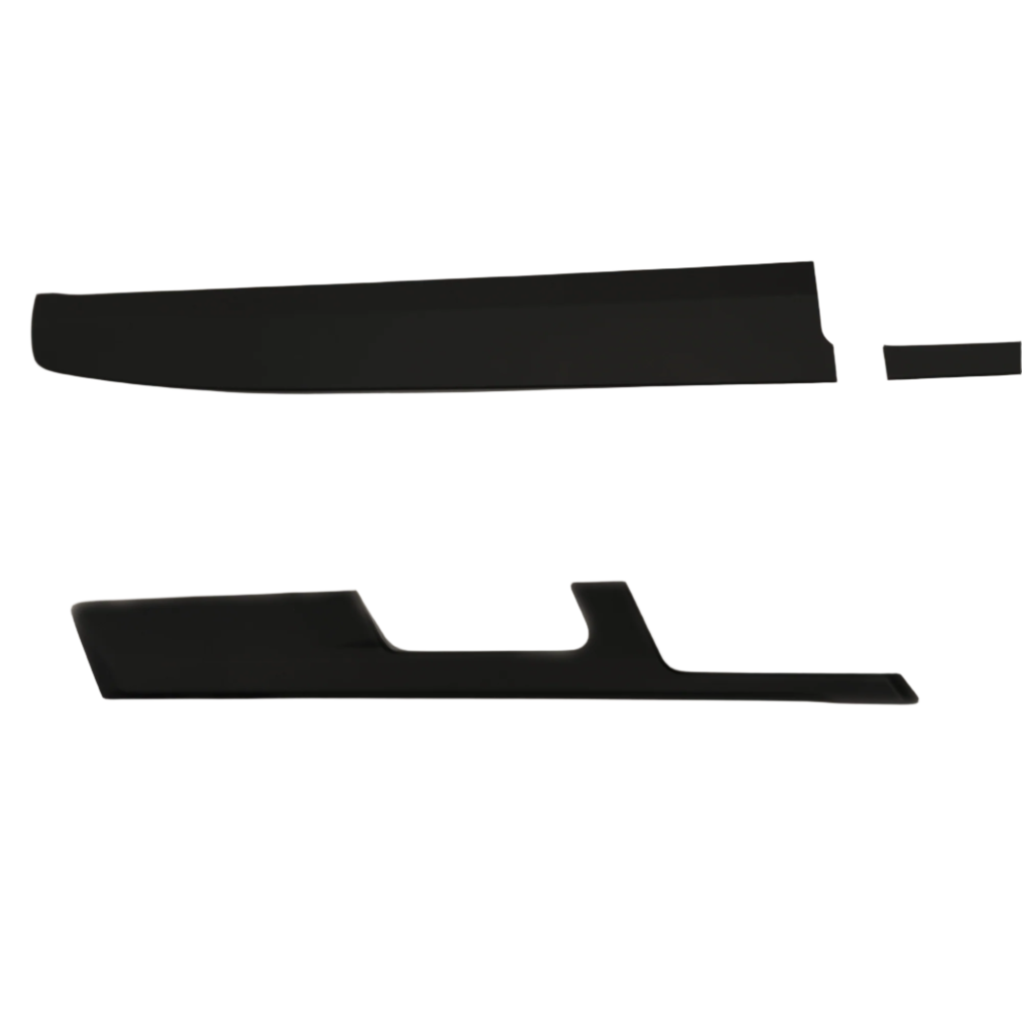 For VW Transporter T6 Lower Dash Styling Trims Comfort Dash Matte Black Painted and Ready to Fit (Set of 6)