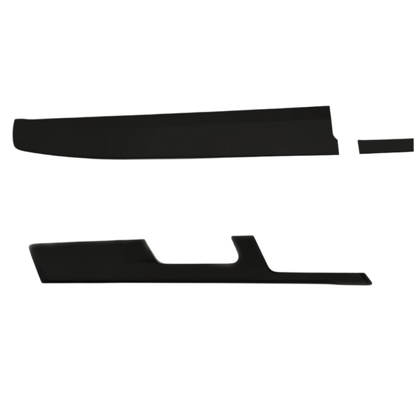 For VW Transporter T6 Lower Dash Styling Trims Comfort Dash Matte Black Painted and Ready to Fit (Set of 6)