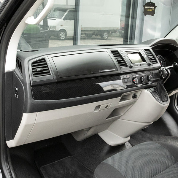 For VW Transporter T6 RHD Lower Dash Trim Carbon Effect – Interior Styling Accessories