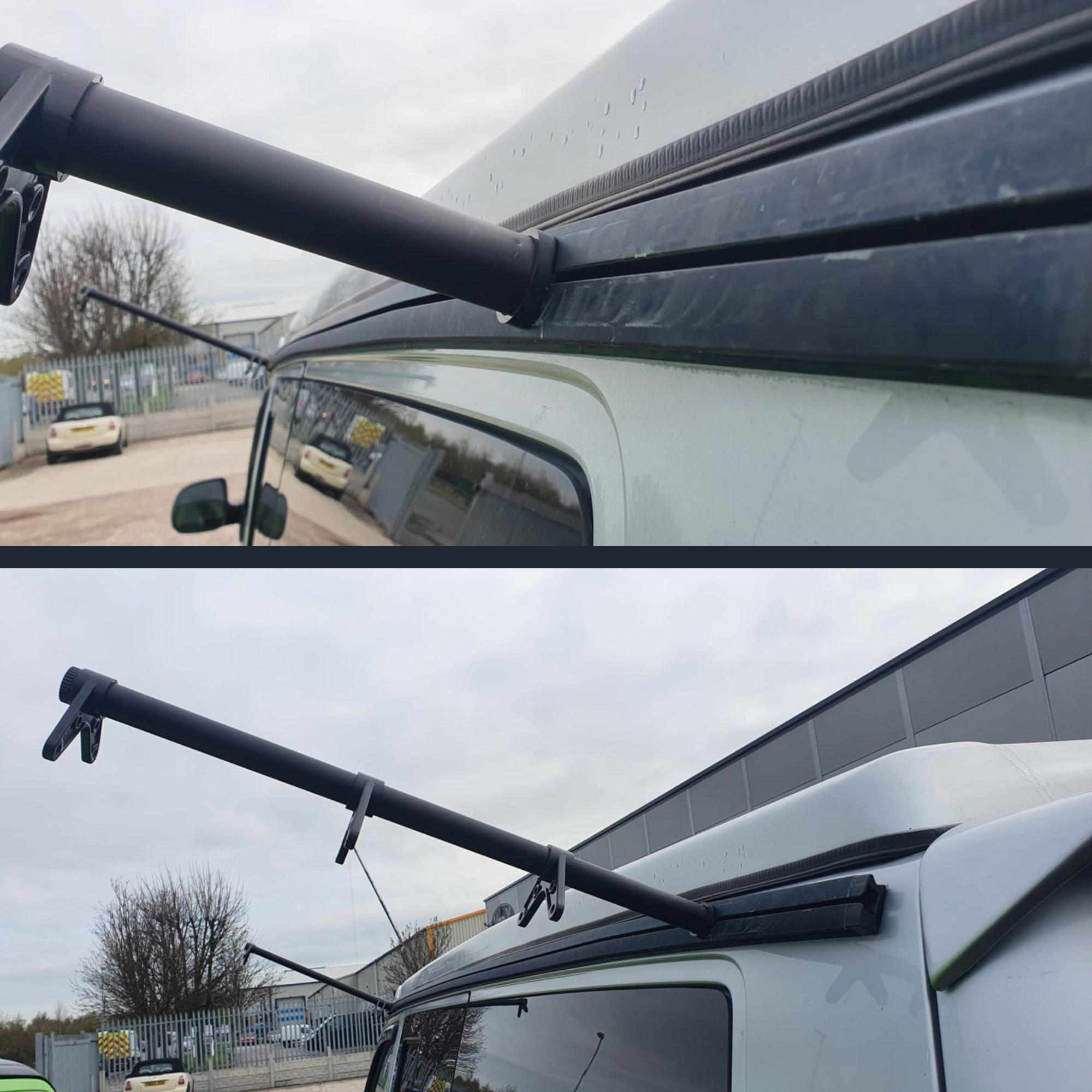 Van-X Wetsuit Hanger Drying Line – Awning Rail Extension Attachment- Set of 2 for Campervan & Motorhome