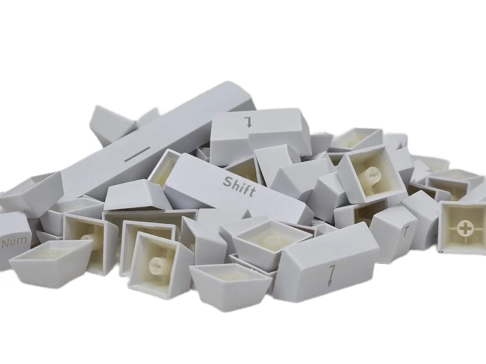 TKC ABS White Double Shot Keycap