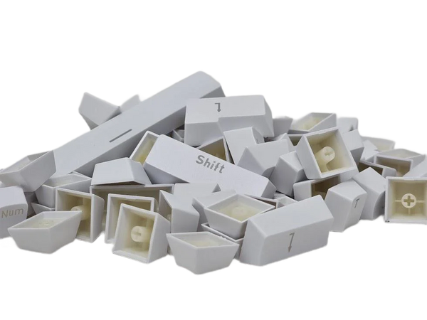TKC ABS White Double Shot Keycap