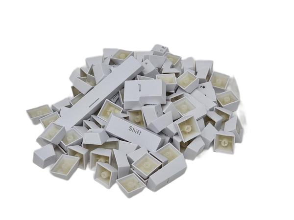 TKC ABS White Double Shot Keycap