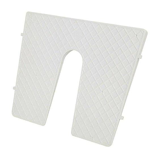 White Plastic Outboard Transom Pad 4 mm ABS | 4Boats