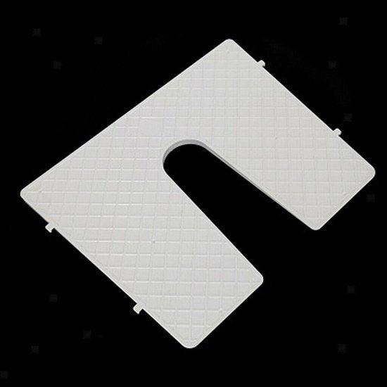 White Plastic Outboard Transom Pad 4 mm ABS | 4Boats