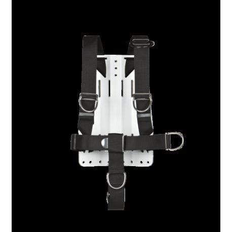 xDeep -  Aluminium backplate with one piece DIR harness