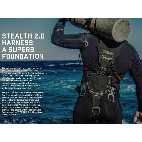 xDeep -  Stealth 2.0 REC Sidemount System (COLOUR)