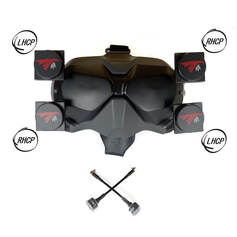 TrueRC “X” ANTENNAS SET FOR DJI FPV