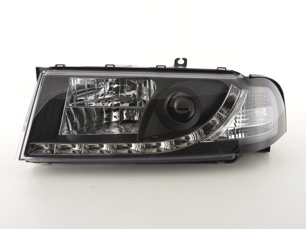 FK Pair LED DRL Lightbar Deluxe Headlights Skoda Octavia 1 MK1 1U 01-04 LHD