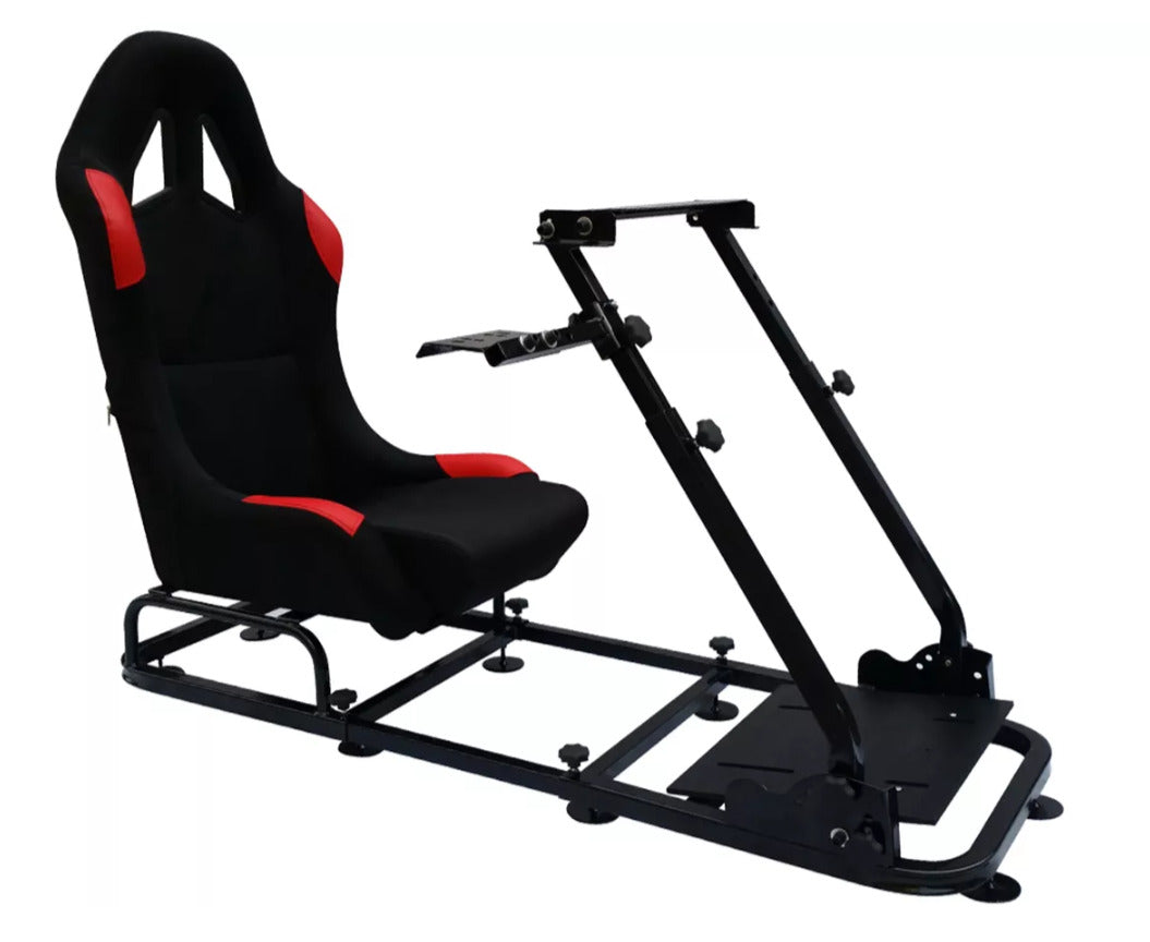 Sim Chair Racing Seat Driving Game Xbox Playstation PC VR Steering Wheel Pedals