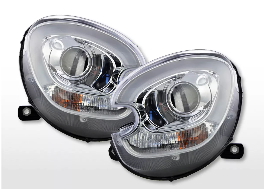 FK Pair LED DRL XENON inc servo headlights BMW Mini Countryman R60 10-17 JCW LHD