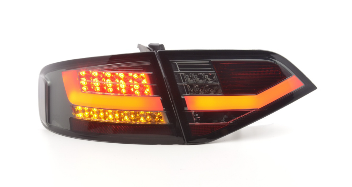 FK Set Audi A4 B8 8K 07-11 LED REAR Lights DRL Lightbar TAIL LIGHTS Smoke S4