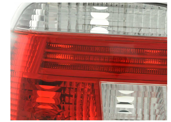 FK Pair Rear Lights Red & White Cystal BMW 5-series E39 95-00 520 528 540 M5