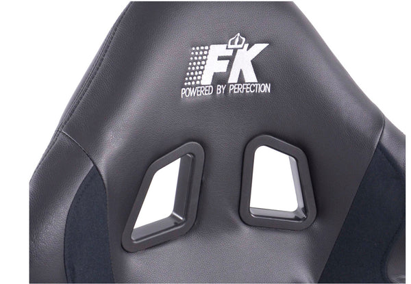FK x1 Universal Full Bucket Sports Seat Glossy Back Car Racing Simulator Sim