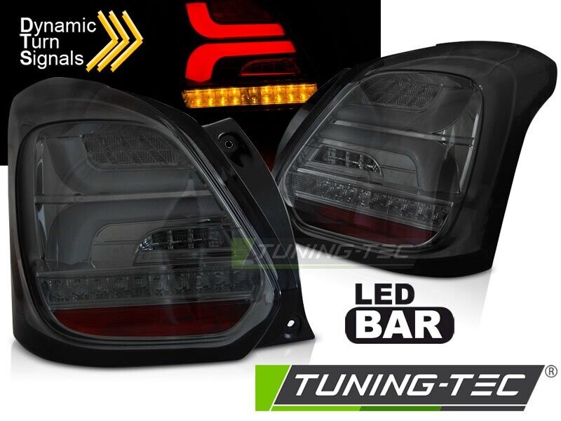 Tuning-Tec Pair LED Lightbar DRL Rear Lights Suzuki Swift 6 MK6 Sport 17-LHD