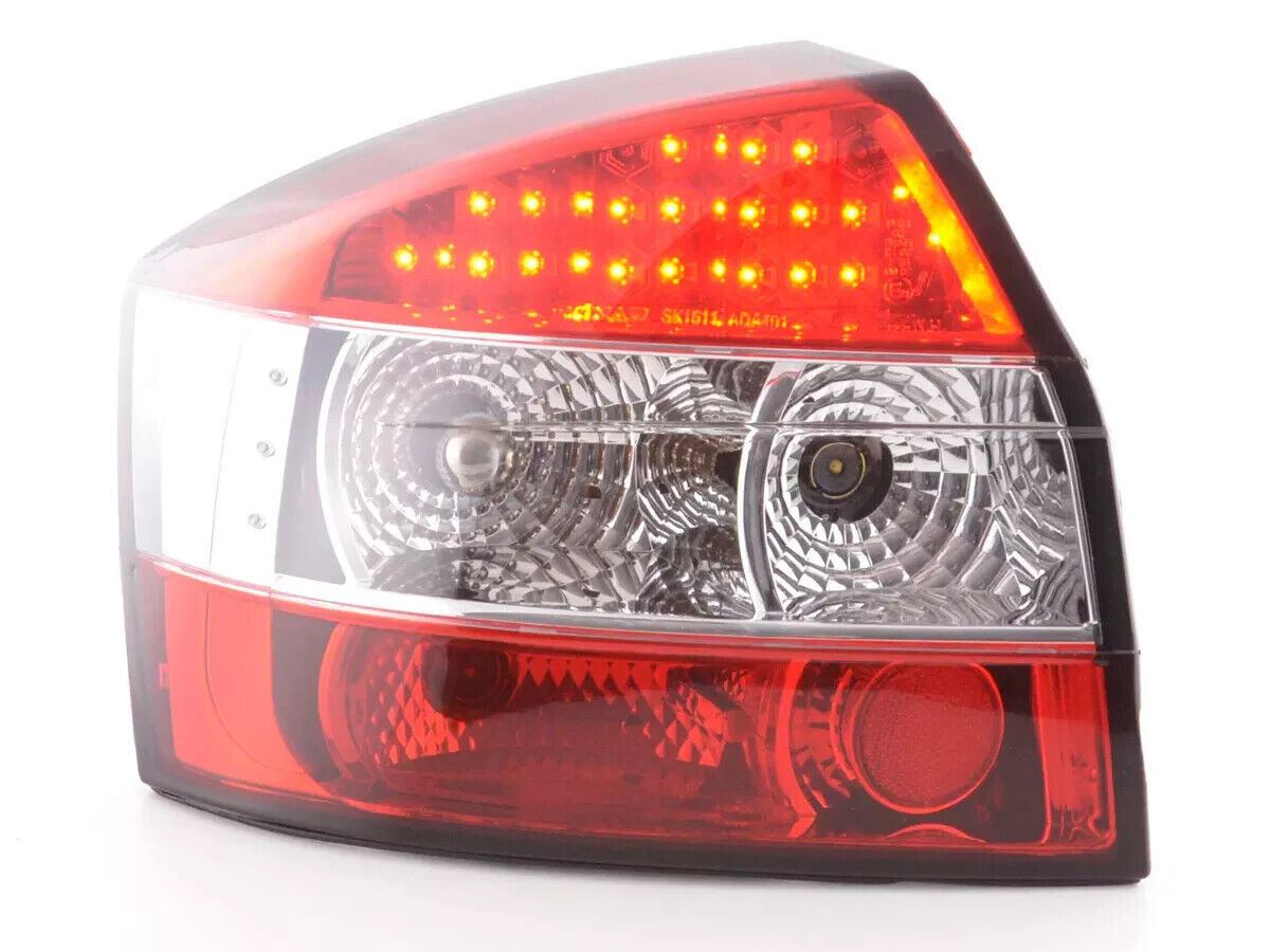 FK Set LED REAR Lights Audi A4 B6 8E Saloon Sedan 01-04 red clear S4 Plug & Play