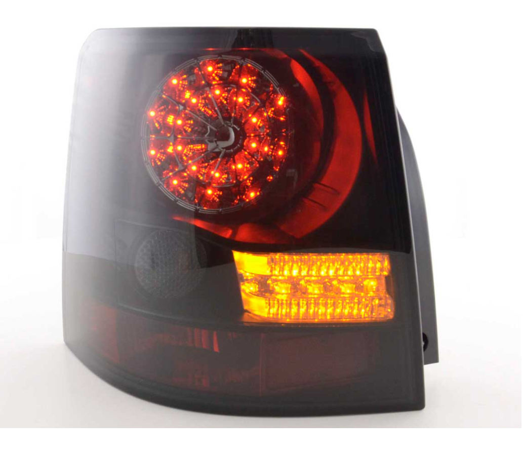 FK Paar Land Rover Range Rover Sport 06–10 Black Smoke LED REAR LIGHTS L320 LHD