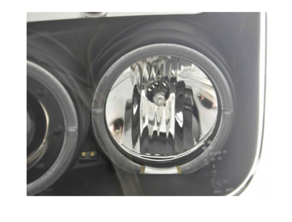 FK LED DRL Angel Eye Projektor Scheinwerfer Set VW Bora 1J 98-05 schwarz