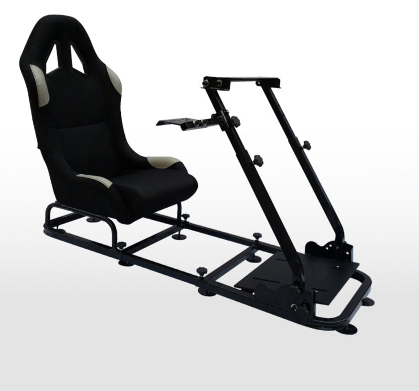 Driving Game Folding Chair Sim Racing Seat & Frame Xbox PS PC Gaming Wheel Rig