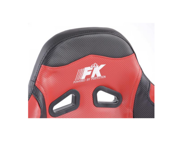 FK Universal Reclining Bucket Sportsitze – Red Carbon Design &amp; Black Edition