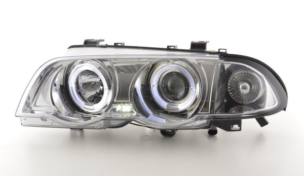 FK Pair LED DRL Halo Ring headlights BMW 3-series E46 98-01 Saloon 330 M3 LHD