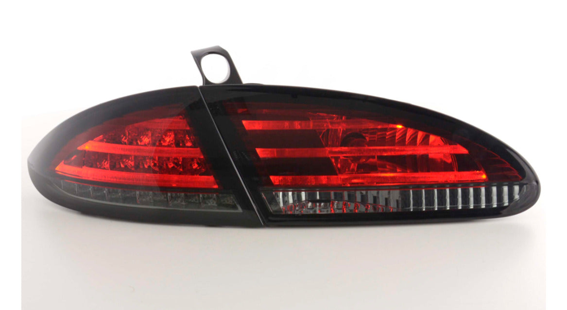 FK Pair LED Rear Lights Lightbar Tail Lamp Seat Leon 2 MK2 1P BJ 05-09 Black LHD