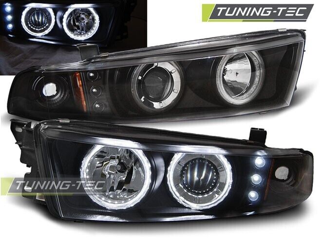 Tuning-Tec LED DRL Halo Ring Headlights MITSUBISHI GALANT 8 EA0 96-06 LHD