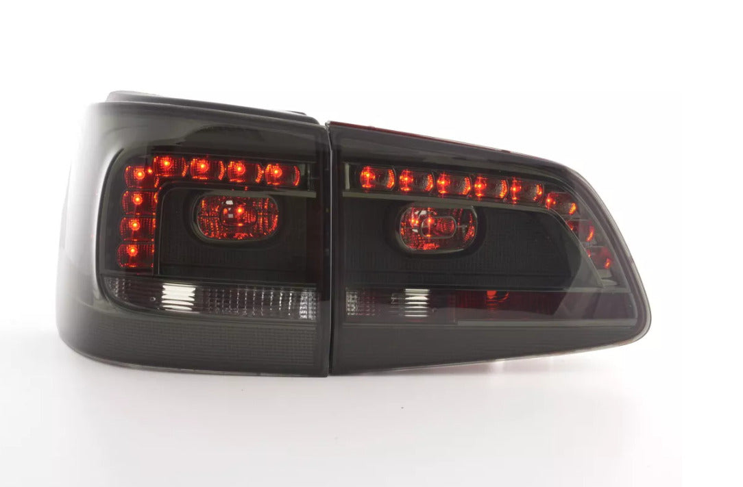 FK Set LED Lightbar REAR LIGHTS VW Touran 1T 2011+ Black Smoke Tail Lamps LHD