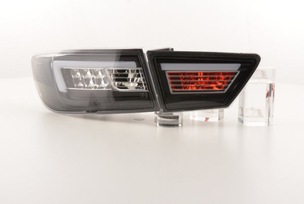 FK Set LED Lightbar DRL Rear Lights Renault Clio 4 MK4 X98 12-16 Black Smoke LHD