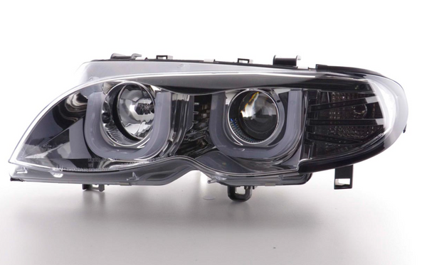 FK 3D LED DRL Projector headlights BMW 3-Series E46 Saloon Touring 02-05 RHD M3