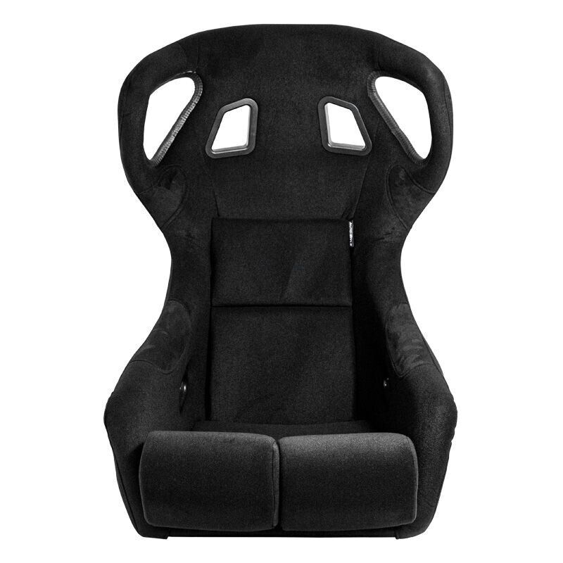 AST x2 Universal Sports Bucket Seats BS6 Race Black Fixed Back + slides