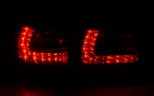 FK Pair LED DRL Rear Lights Lightbar VW Touareg 1 MK1 7L 03-09 Red Clear LHD