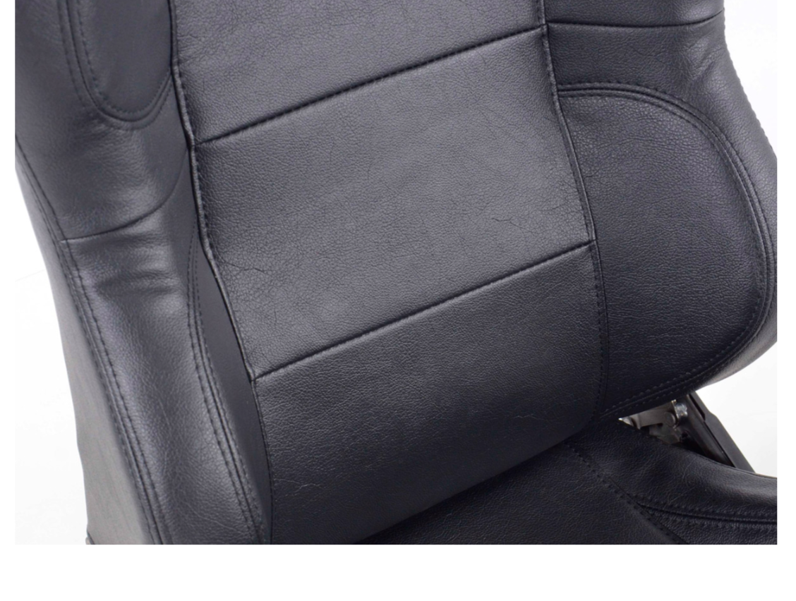 FK Pair Universal Reclining Bucket Sports Seats - Motorsport Black Edition