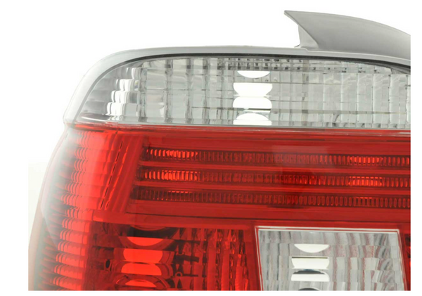 FK Pair Rear Lights Red & White Cystal BMW 5-series E39 95-00 520 528 540 M5