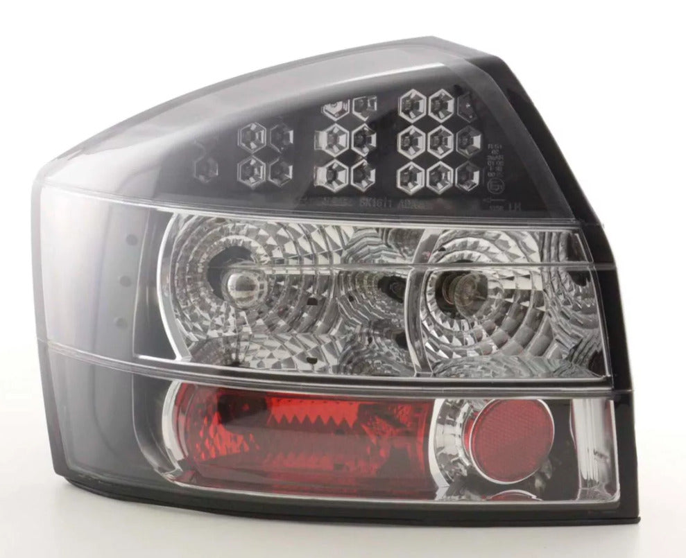 FK Set LED REAR Lights Audi A4 B6 8E Saloon Sedan 01-04 black S4 Plug & Play