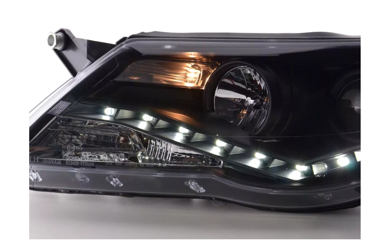 FK Paar LED DRL Lightbar Halo-Scheinwerfer VW Tiguan 07-11 Black Edition 5N LHD