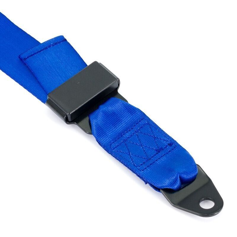 AS harness 3-Point universal seat belt BLUE bucket safety E-Mark 2"